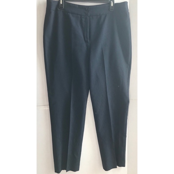 Jones New York Navy and white  pinstripe size 14 - Picture 1 of 8